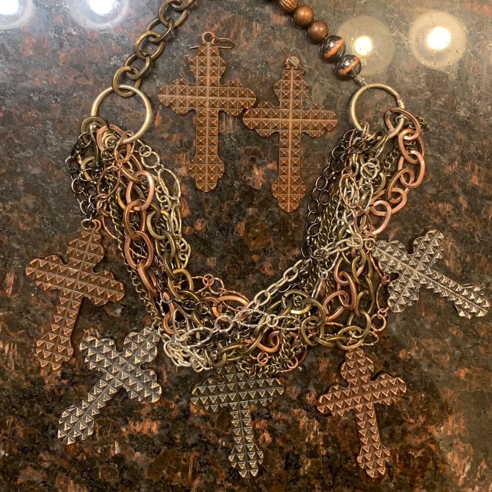 Gypsy Soul earring and necklace set